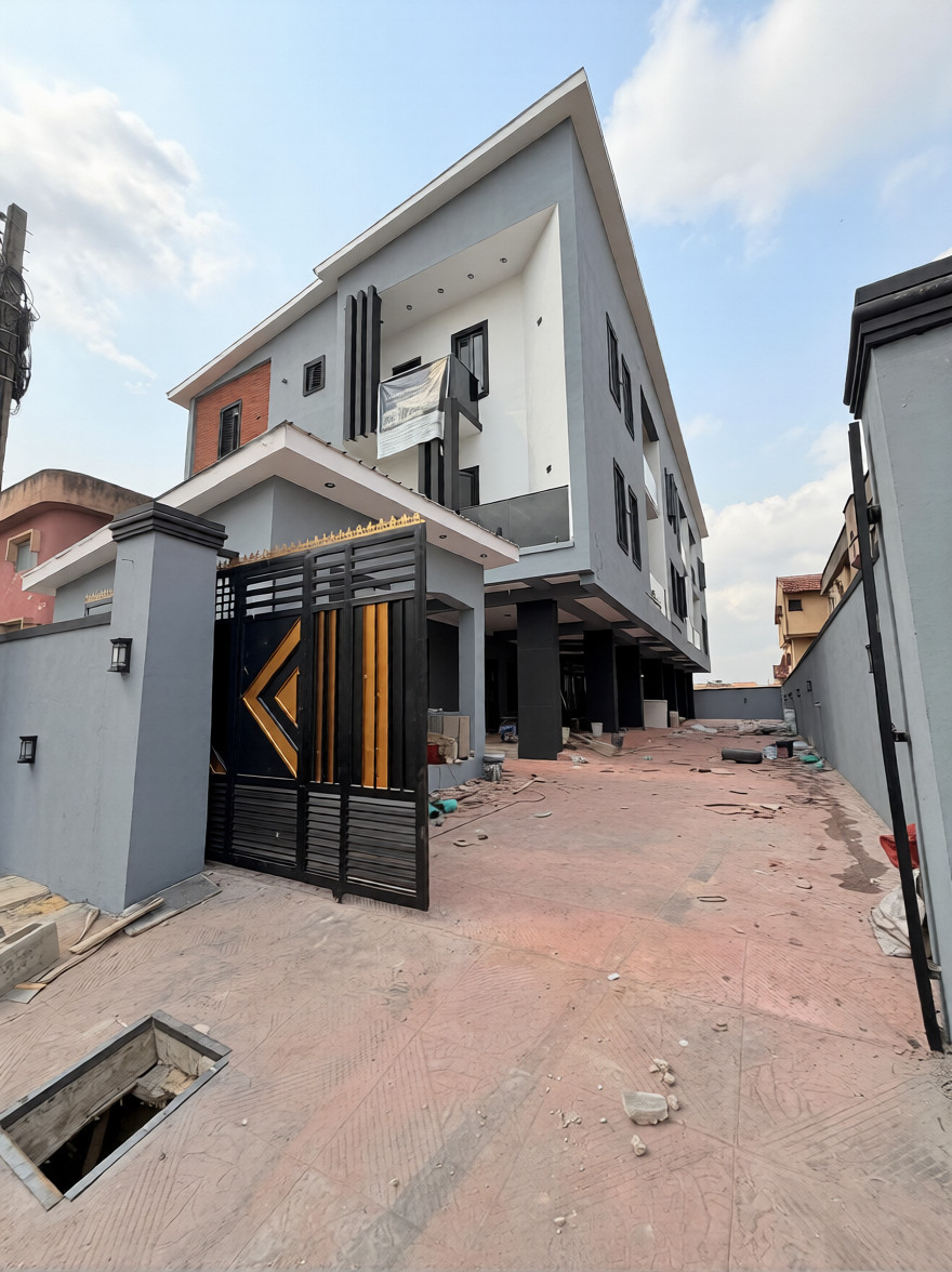Newly Built 5 Bed Terrace Duplex With Bq Ajao